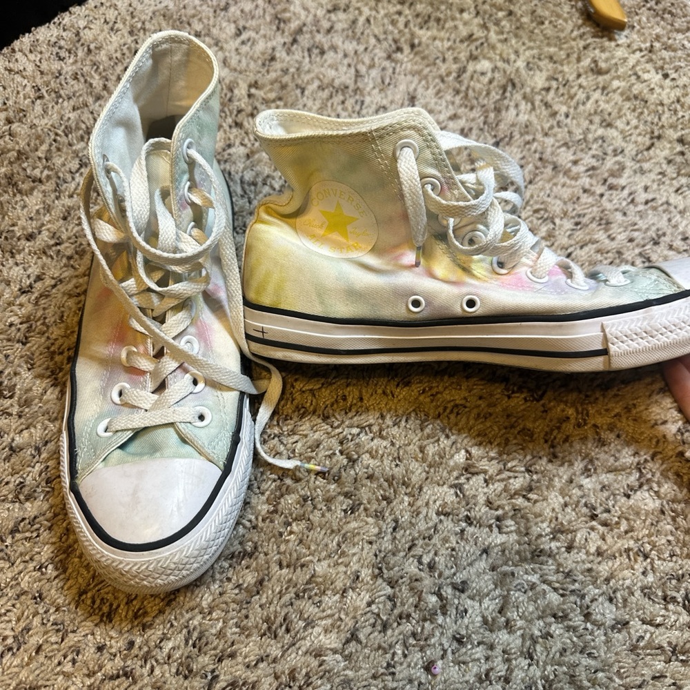 Converse pastel tie-dye High Top Sneakers